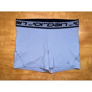 Jordan Womens Dri-FIT Compression Shorts Purple XL Activewear Basketball